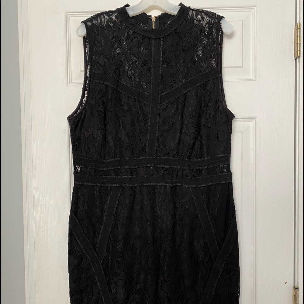 Sexy lace black dress